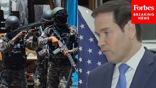 Secretary Rubio Calls For Western Hemisphere 'Participation' In Anti-Gang Peacekeeping In Haiti