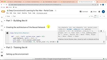 Deep Convolutional Q-Learning Implementation | Step 2