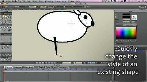New Anime Studio Pro 7 Feature: Curve Profile Tool