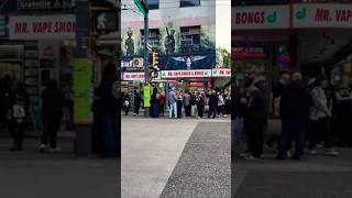 Downtown Vancouver BC, Canada Walk #canada #bc #4k #travel #shorts #vancouvertravels