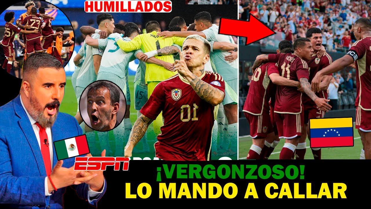 🔴"VENEZUELA DESPLOMA A MEXICO"| Humillan ALVARO MORALES| SE BURLABA de RONDON Ahora se ESCONDE