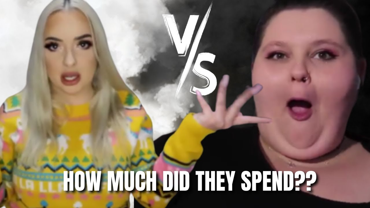 Эмберлин Рид против PiinkSparkles: ОБМЕН ПОДАРКАМИ | Сколько они потратили?