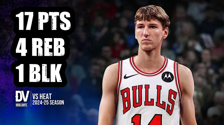 Matas Buzelis vs Heat 17 pts 4 reb 1 blk | Apr 09, 2025 | Regular Season