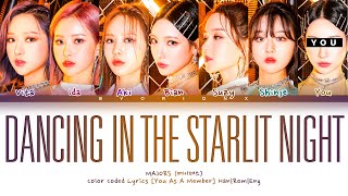 MAJORS (메이져스) 'Dancing in the starlit night' - You As A Member [Karaoke Ver.] || 7 Members Ver.