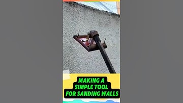 Een eenvoudig gereedschap maken voor het schuren van muren #shorts