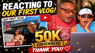 We Hit 50K! Reacting to Our FIRST Vlog on Las Olas, Fort Lauderdale