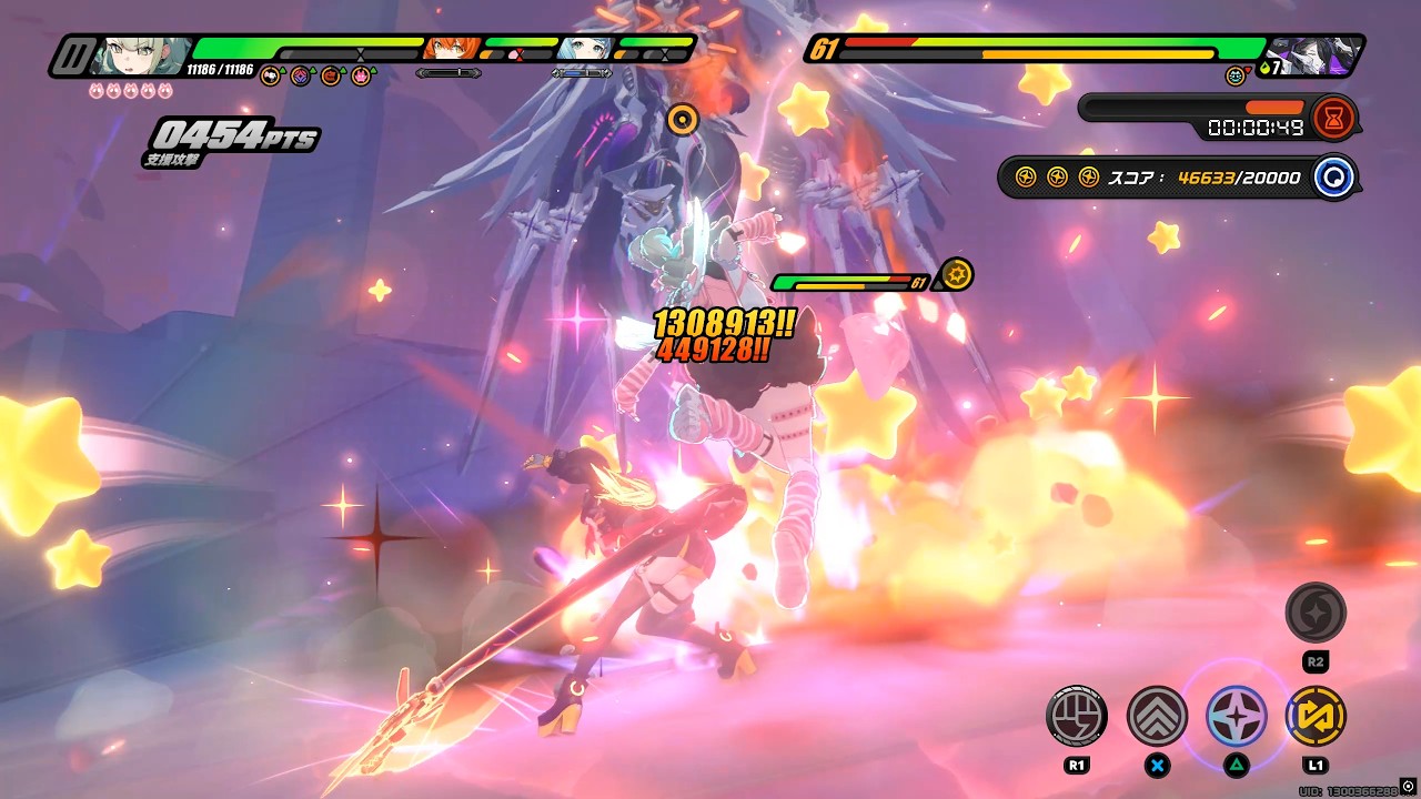 【ゼンゼロ】危局強襲戦 ver2.6_第1期 原初 vs オボルス小隊 feat.千夏 64728pt