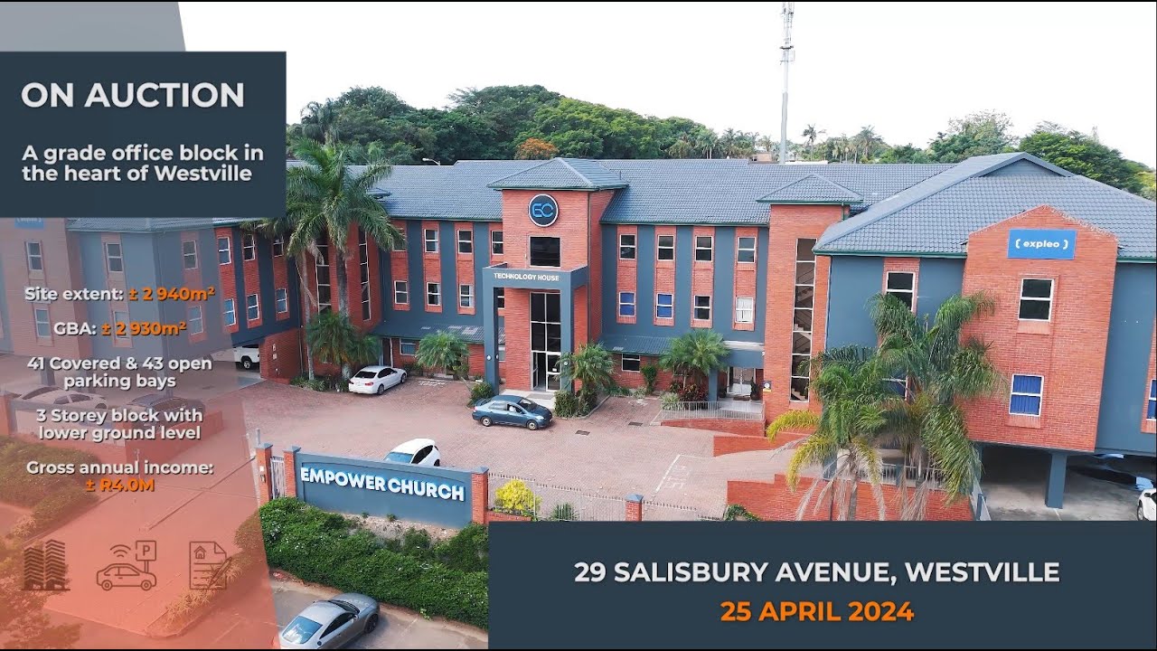 A-Grade Office Block 29 Salisbury Avenue, Westville On Auction 25 April ...
