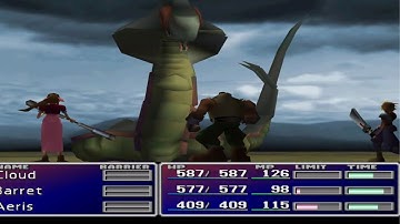 Final Fantasy VII - Killing the Midgar Zolom Early