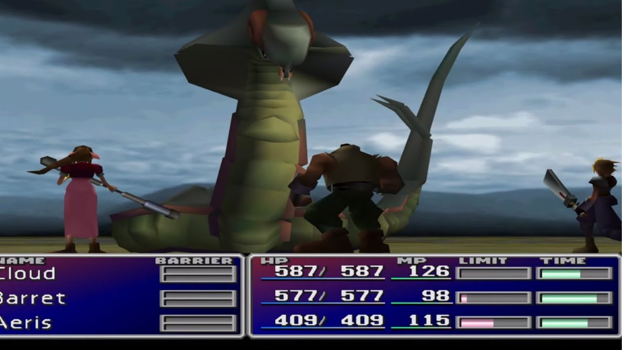 Final Fantasy VII - Killing the Midgar Zolom Early - YouTube