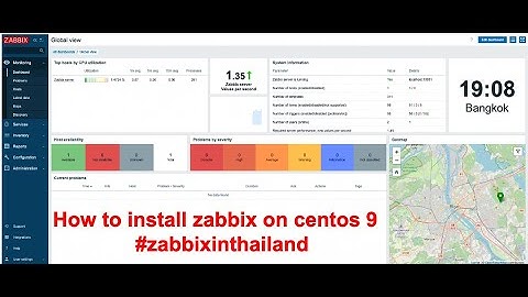 How to install Zabbix Server on CentOS 9