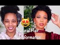 WASH AND GO on SHORT 4c HAIR!*Must see*- ft Uncle Funky's Daughter