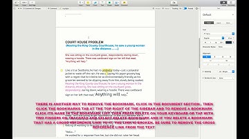 HOW TO LINK TO A BOOKMARK IN A PAGES DOCUMENT MAC
