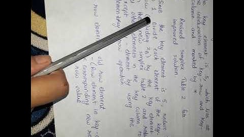 Simplex Method Example-1(Part-3)(Lecture-7)