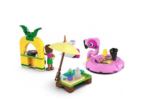 Miniatura del video del prodotto LEGO - FRIENDS Pool Party unicorno e fenicottero 42658