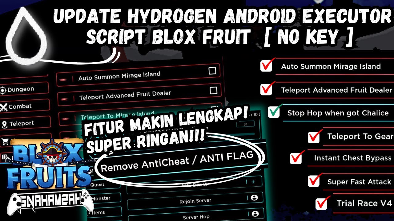 New Blox Fruit Script  Roblox Hydrogen Executor 