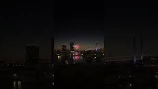 A short fragment of the Summer Nights Drone Show: Docklands | Melbourne, Victoria, Australia