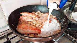 Самый простой и вкусный рецепт из куриного филе в сковородке