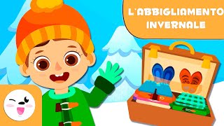 Abbigliamento invernale - Vocabolario per bambini