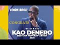 Kao Denero - Won Best hip hop/Rap artist | AEAUSA AWARD 2021