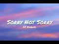 DJ Khaled ft. Nas, JAY-Z & James Fauntleroy and Harmonies by The Hive- Sorry Not Sorry (Lyrics)