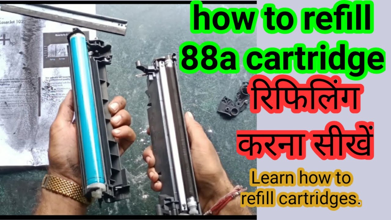 how to refill 88a cartridge China Cartridge Refill YouTube