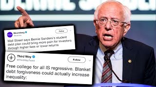 Attacks on Bernie Sanders’ Student Loan Debt Cancellation Plan are Hilariously Dumb