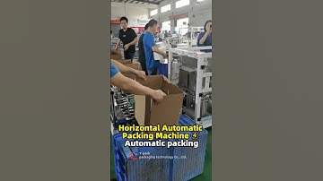 Horizontal Automatic Case Packer ④ Automatic packing