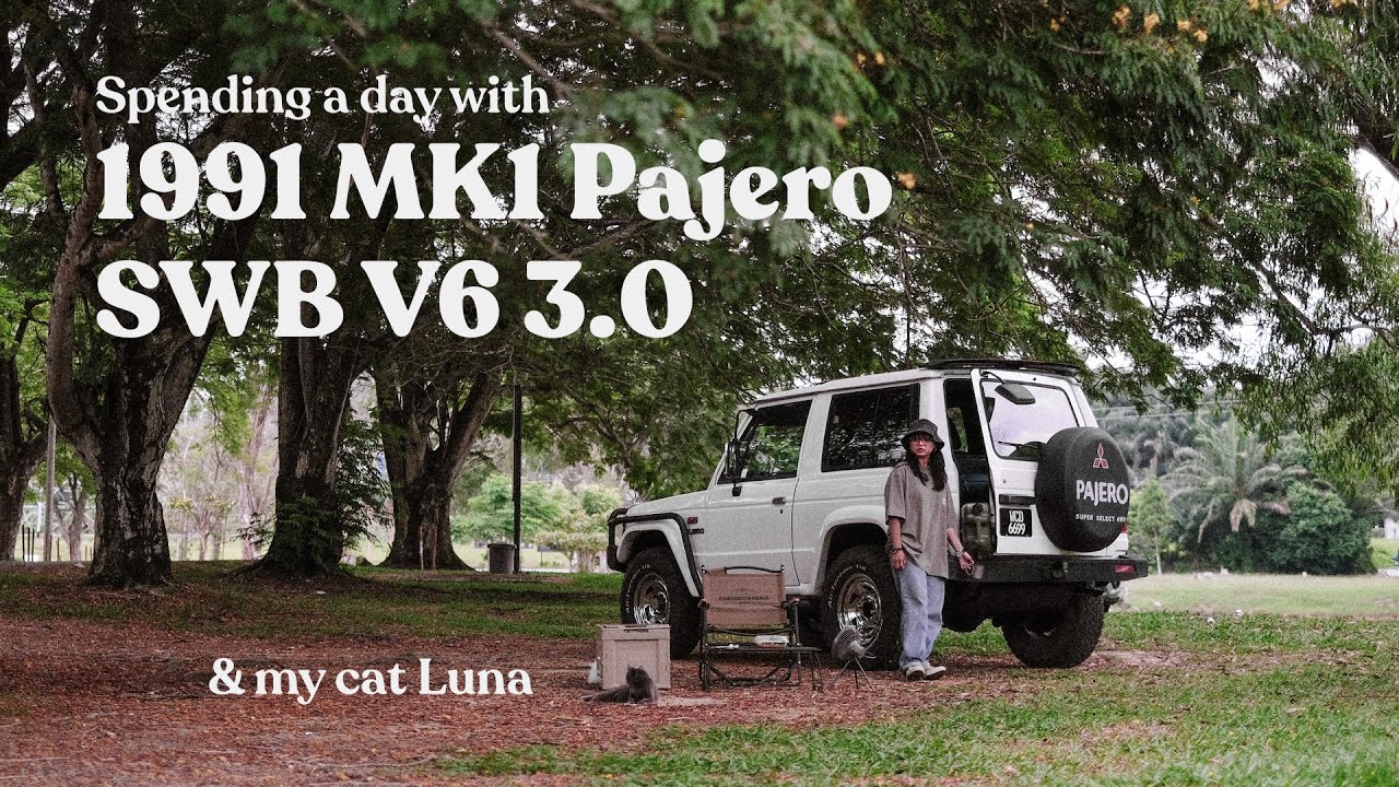 Spending a day with 1991 MK1 Pajero SWB V6 3.0 and my cat 
