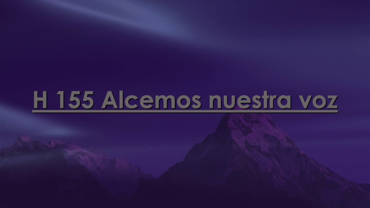 Himno 155 Alcemos nuestra voz (cover) IC Re