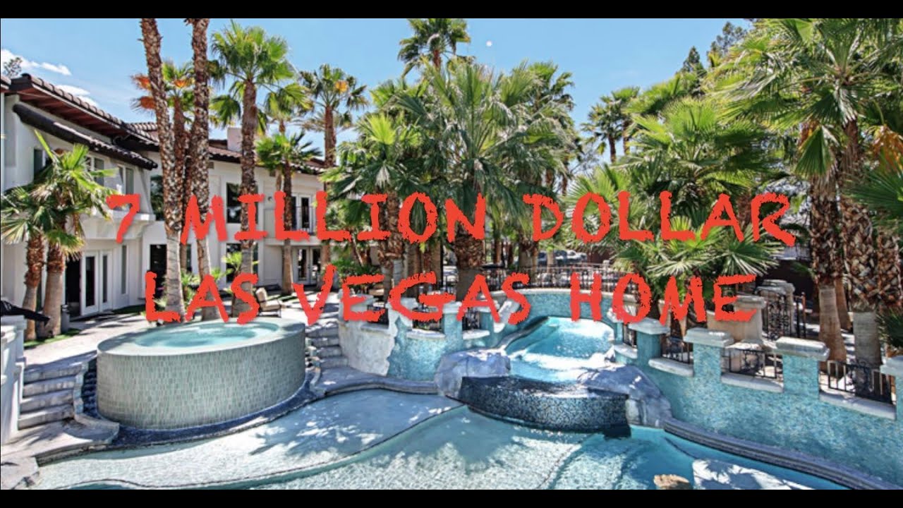 7 Million Dollar House And Backyard Las Vegas Vacation Home The