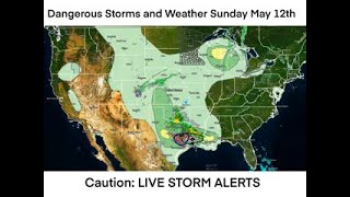 Live: Dangerous Storms Texas, Oklahoma, Southeast and Midwest.