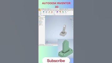 Inventor 3d modeling tutorial #autodeskinventor #autodesk #inventortutorial