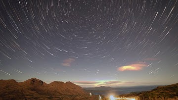 My First Star Trails Time Lapse
