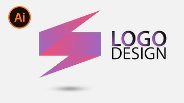 Design a thunder icon gradient logo tutorial in adobe illustrator cc 2017