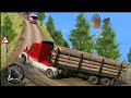 Offroad Logging Truck 3D: Extreme Mountain Timber Transport Mission Android Gameplay