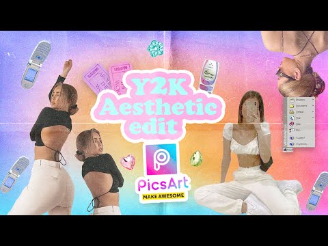 TENDENCIA Y2K COLLAGE · TUTORIAL PICSART · AESTHETIC