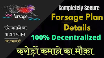 Forsage Plan Full Details: New #Forsage MLM Plan 100% Decentralized - Money Vibes
