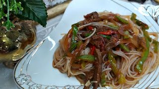 Hot FUNCHOSA WITH MEAT / THE BEST RECIPE