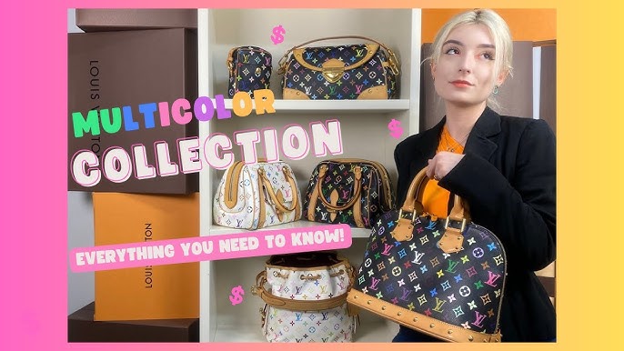 TAKASHI MURAKAMI LOUIS VUITTON CHERRY BLOSSOM BAG SAC RETRO/UNBOXING/  STYLING/ JESSIE 