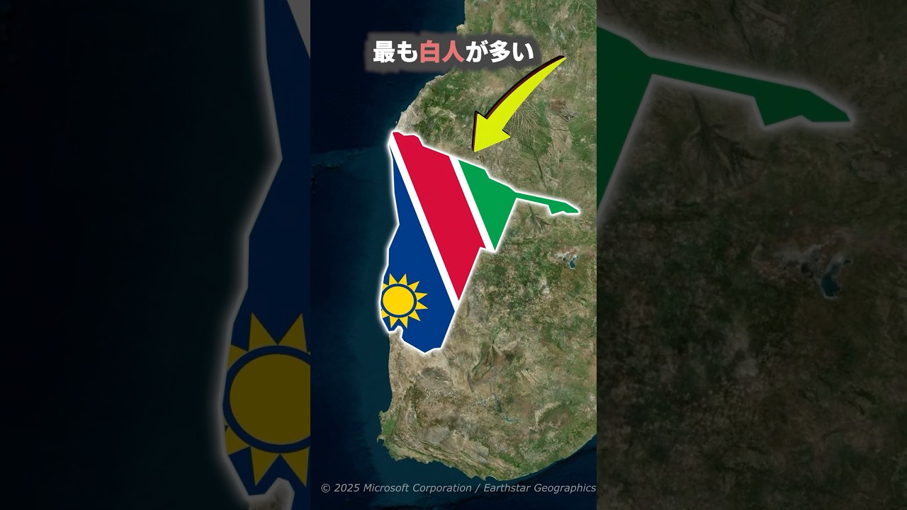 アフリカで最も「白人」が多い国とは…!?#shorts