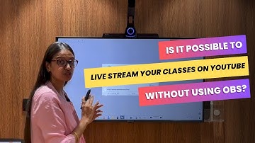 Live stream classes on YouTube without OBS | TutorPlus