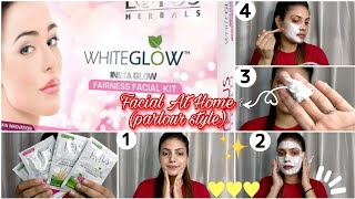 Lotus White Glow Fairness Facial Kit|Step by step Facial at home|Facial kit for Fair & Glowing skin screenshot 2