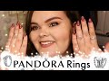 My Pandora Rings Collection! ❁ leahxo