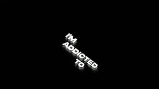 Mentahan Lirik Lagu i'am Addicted To  STRIPPED - 3D | Polosan BackGround Hitam