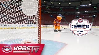 Youppi! demos Canadiens Skills Competition events