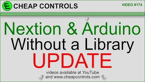 174  Using the #nextion display with the #arduino without a library