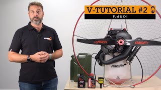 PARAJET EXPLAINS 02  VITTORAZI MOTORS MOSTER 185  FUEL & OIL  PARAMOTOR ENGINE MAINTENANCE