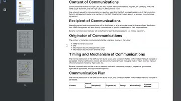 Policy Deep-Dive: ISMS Information Security Communication Plan