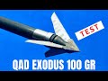 Exodus swept 100 gr broadhead testone of the best in 2022